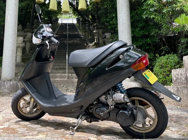 所有者本人のHonda Super Dio AF27 78ccカスタム車